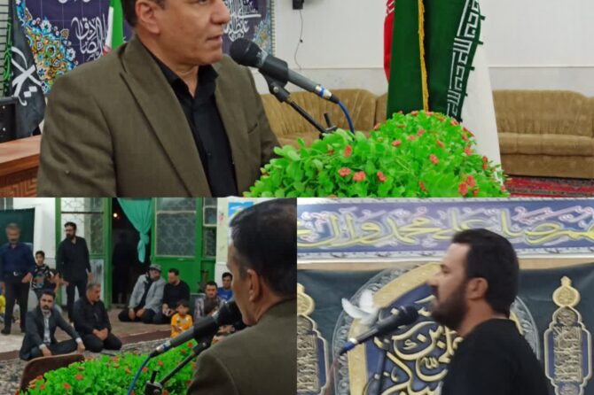 حضور مدیرکل تعاون، کار و رفاه اجتماعی استان قم در مسجد روستای حسین آباد میش مست